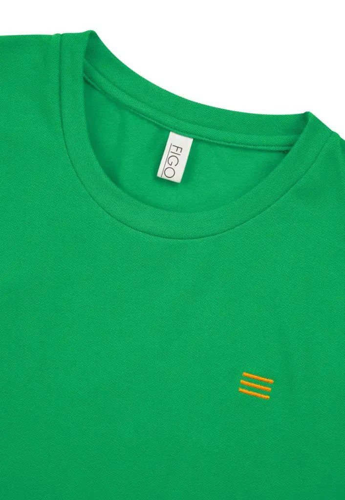 Camiseta Verde unicolor figoitaly