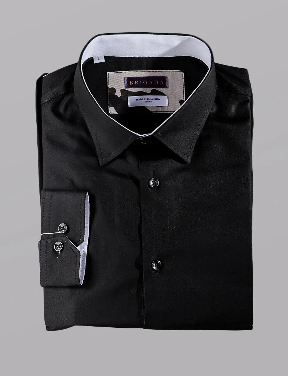 Camisa Berlin Negra by Brigada - Figo
