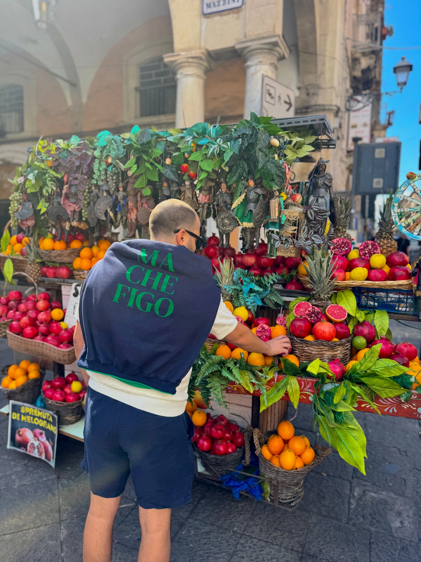 Sweatshirt MA CHE FIGO – Blu Notte - NUOVO