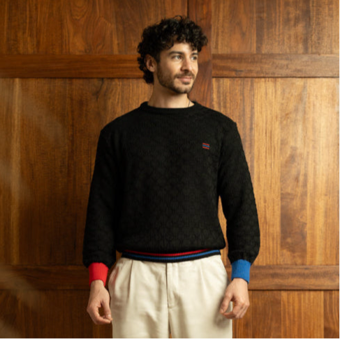 Black Modena Sweater