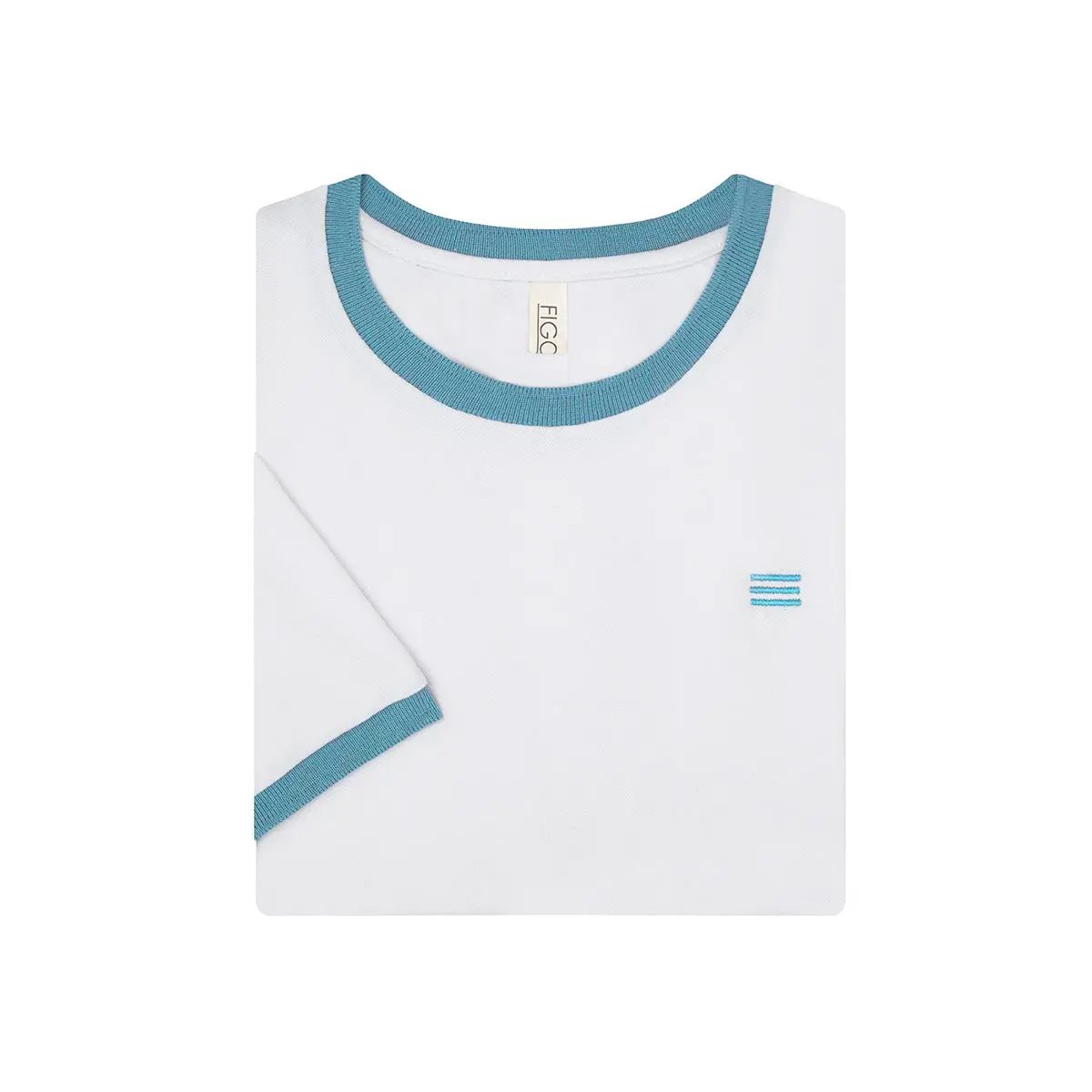 Camiseta - Bianca Collo Marino - Figo