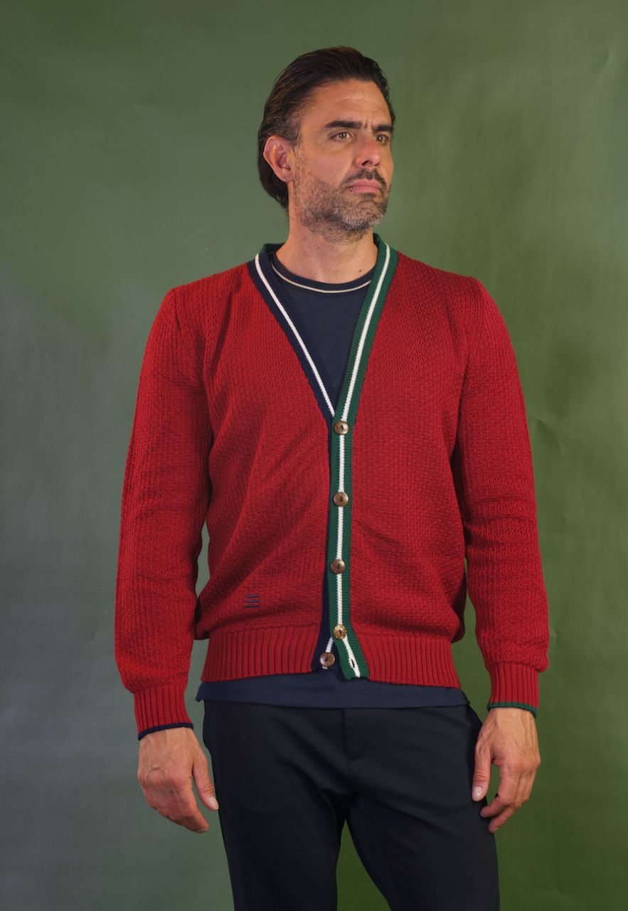 Cardigan Rosso