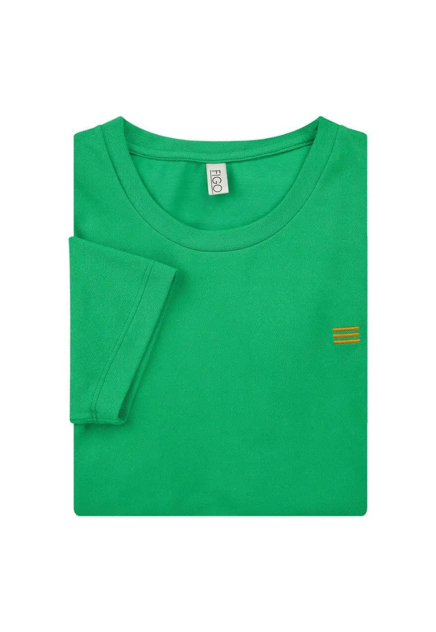Camiseta Verde unicolor figoitaly