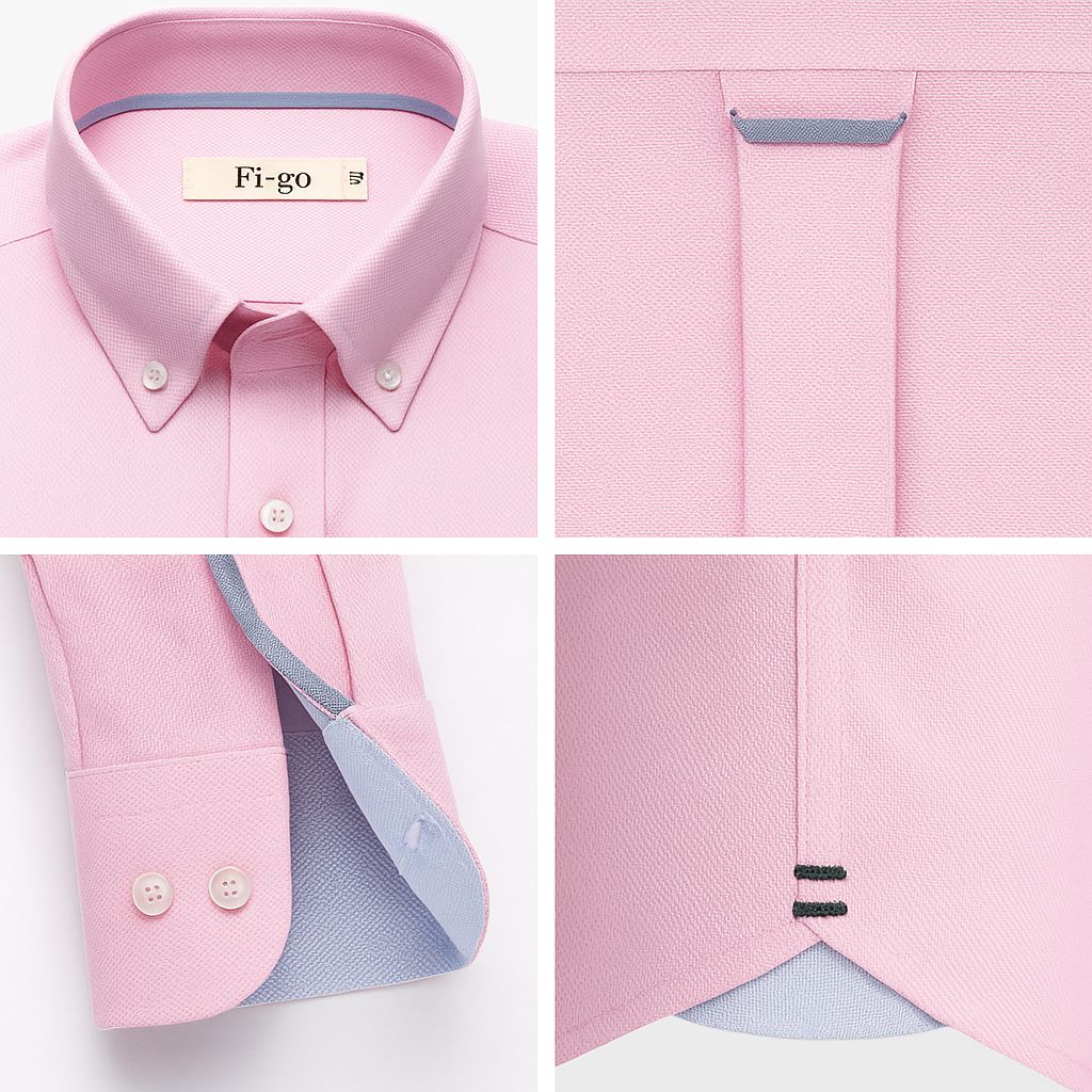 Camisa Royal Oxford - Rosa Sartoriale
