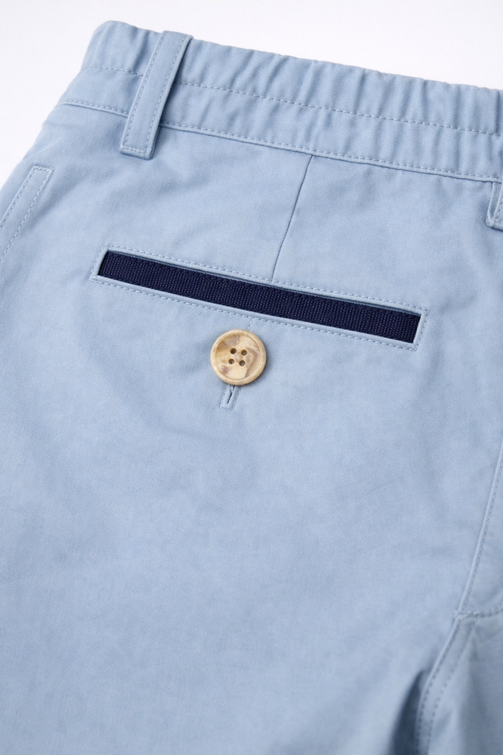 NUOVO - Pantalón prepster classic fit elástico - Blu Celo Figo