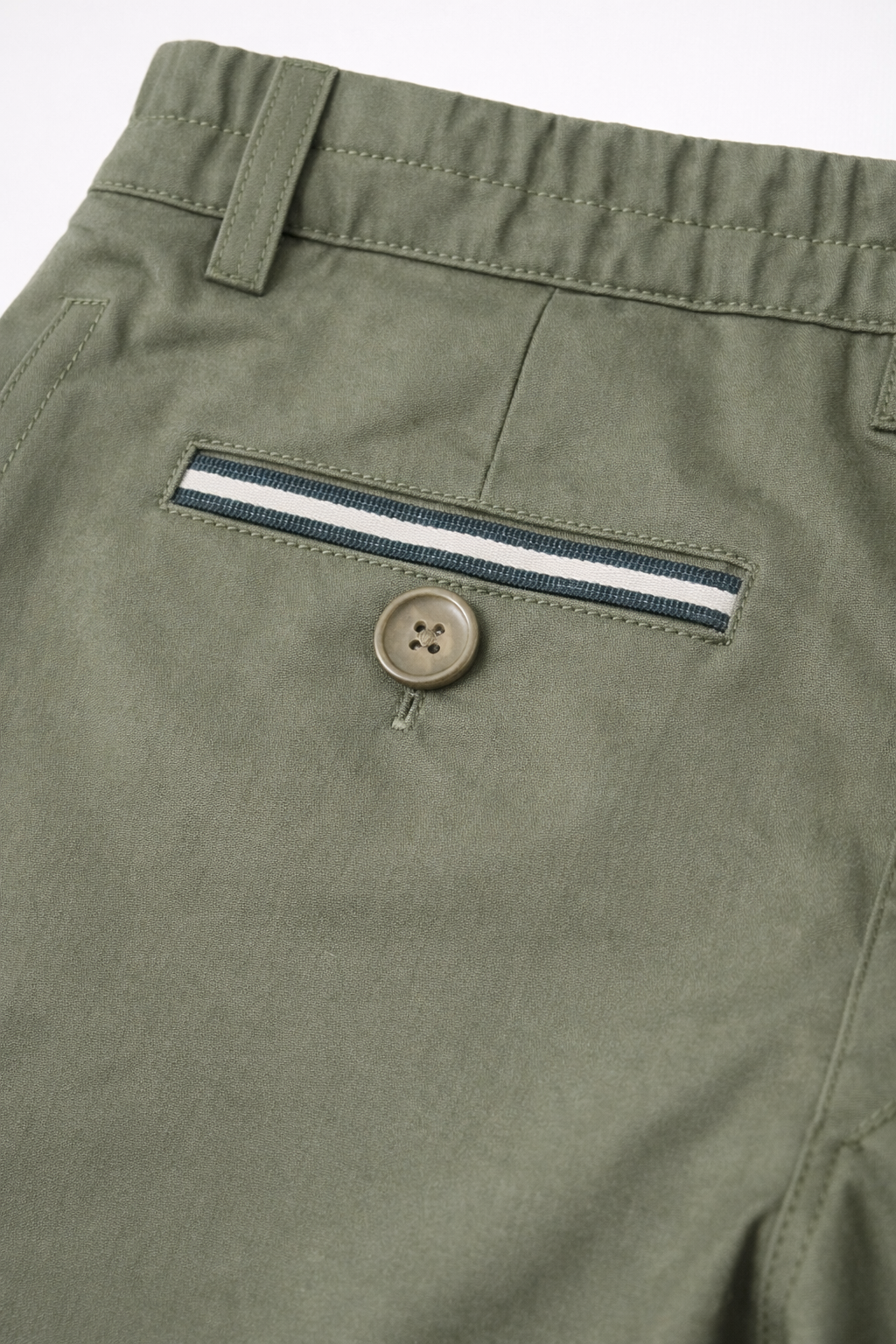 NUOVO - Pantalón prepster classic fit elástico - Militare Figo
