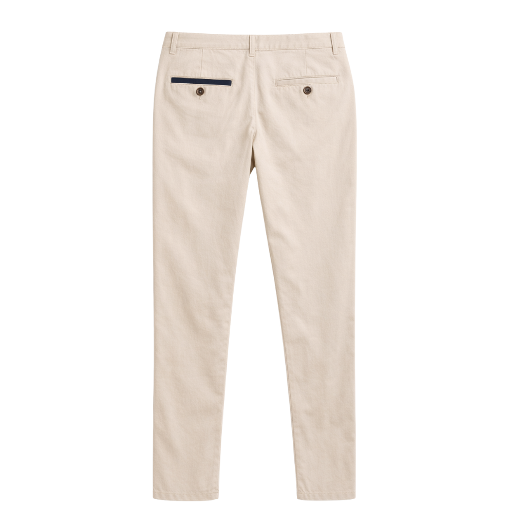 NUOVO - Pantalón prepster classic fit elástico - Beige Figo